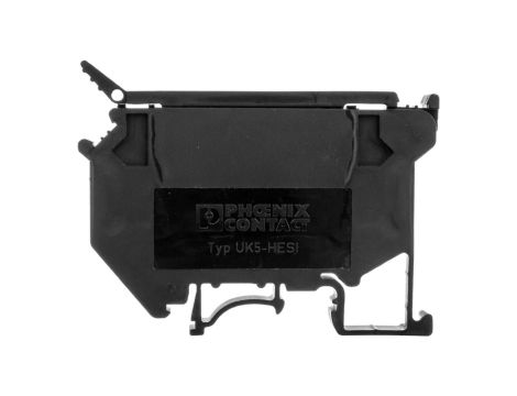 Listwa zaciskowa bezpiecznikowa 0,2-4mm2 5x20/5x25/5x30mm czarna UK5 HESI 3004100