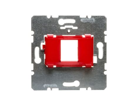 Berker R.1/R.3 Płytka nośna pojedyncza z czerwonym elementem mocującym 454001