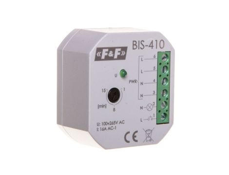 Przekaźnik bistabilny 1Z 16A 230V AC BIS-410