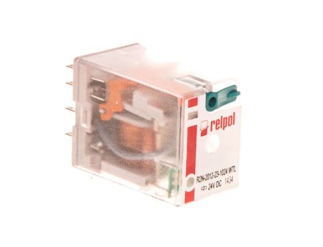 Przekaźnik przemysłowy 2P 24V DC AgNi R2N-2012-23-1024-WTL