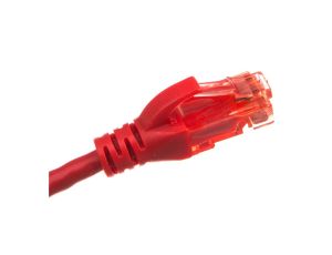 Kabel krosowy (Patch Cord) U/UTP kat.6 czerwony 0,5m DK-1612-005/R