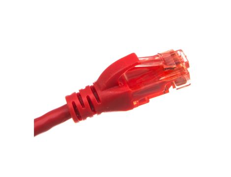 Kabel krosowy (Patch Cord) U/UTP kat.6 czerwony 0,5m DK-1612-005/R