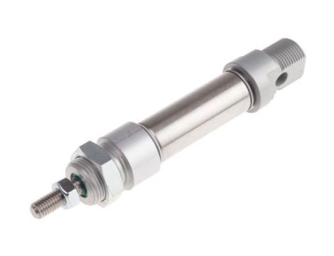 Siłownik dwustronnego działania ISO 6432 Ø 20mm, skok 25mm RS PRO