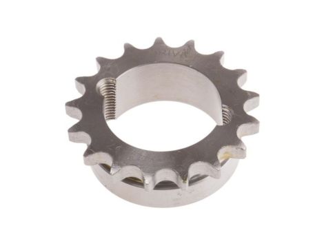 Koło łańcuchowe drabinkowe, 17 zębów, 08B-1, Nakrętka stożkowa, śr toczna: 69.11mm, Stal