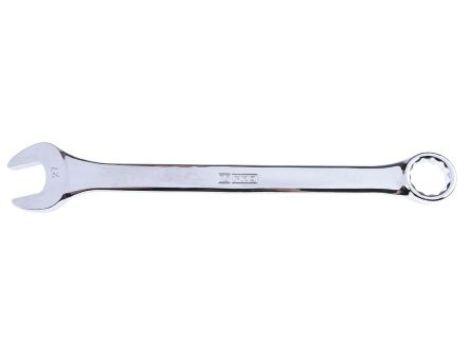 Klucz płasko-oczkowy, roz. 27 mm, dł. 362 mm, materiał: Stal chromowo-wanadowa, RS PRO