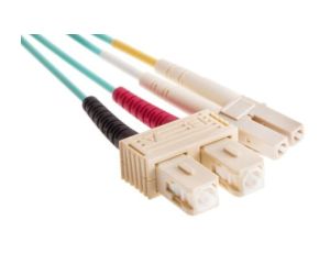 Kabel światłowodowy, średnica: 900m, OM4 Wielomodowy, Niebieski, LC/SC