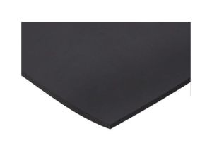 Arkusz gumy, Czarny, 1.4g/cm, 1m x 600mm x 3mm, RS PRO