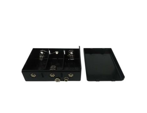 Uchwyt do baterii, x 3, montaż zatrzaskowy