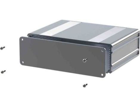 Obudowa urządzeń elektronicznych, aluminiowa, Srebrny, 160 x 169.8 x 53.8mm, RS PRO