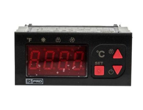 Regulator temperatury wł./wył. 1-wyjściowy-wyjściowy, Uz 24 V AC/DC, 77 x 35mm