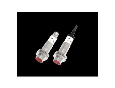 Czujniki fotoelektryczne Tłumienie tła PNP NO/NC cylindryczny zakres 10 cm IP67