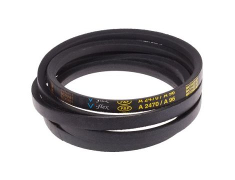 Pas napędowy, profil A, materiał: PET, guma, 13mm x 8mm x 2.43m, RS PRO