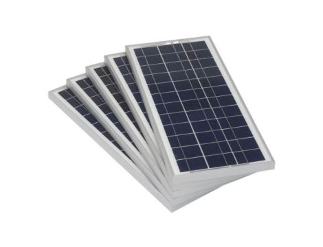 Panel słoneczny 20W 22V 638x278x25mm, RS PRO /zestaw 5szt./