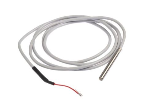 Czujnik PT1000 typ PT 1000, -20C do +100C 50mm kabel 1.5m, Stal nierdzewna