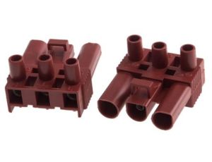 Złącze wtykowe do druku Brązowy 3-żyłowe, Wkręcane, 400 V Montaż na kablu