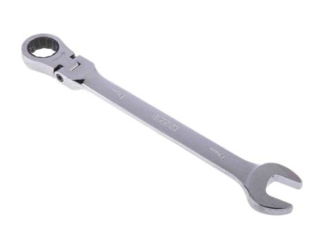 Uniwersalny klucz zapadkowy, roz. 19 mm, dł. 248 mm, materiał: Stal chromowo-wanadowa, RS PRO