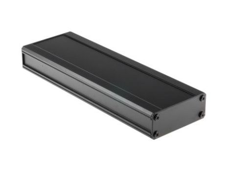 Obudowa radiatora Czarny IP40, 300 x 100 x 41mm, RS PRO