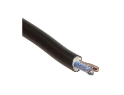 Sieciowy kabel zasilający 2 Core Polichlorek winylu PVC Sheath Czarny 5.06mm od , 300 V, 500 V