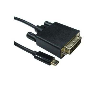 Kabel adaptera, 4K, do wyświetlaczy: 1, USB C, DVI