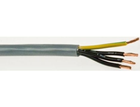 Kabel sterowniczy YY, 4-żyłowy, 2,5 mm, Ø 9.8mm Nieekranowany, izolacja Polichlorek winylu PVC