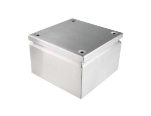 Puszka elektroinstalacyjna, 200 x 200 x 120mm, IP66, kolor Niemalowany, materiał Stal nierdzewna, 0-wejściowa, RS PRO