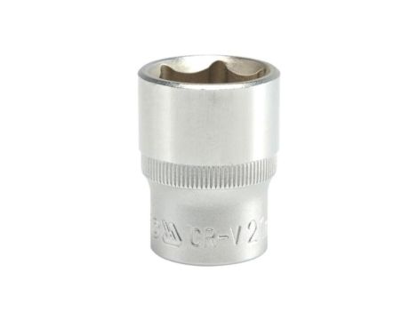 NASADKA KRÓTKA 6-KĄTNA CHROMOWANA 1/2 21MM