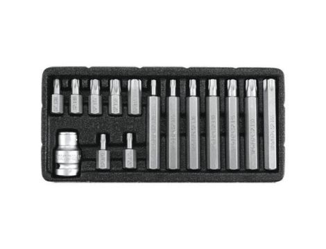 KOMPLET KLUCZY TORX T20-T55 15SZTUK