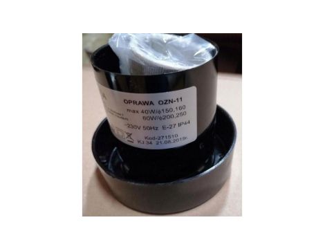 Oprawa czarna OZN 11 na słup ogrodowy 271510