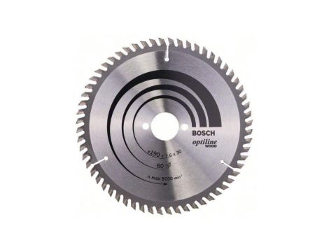 PIŁA TARCZOWA-H OPTILINE WOOD 190*2.6*30/60Z