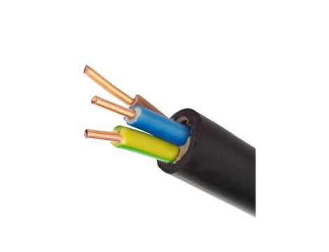 Kabel prądowy YKY 0,6/1kV 3x2,5 drut do ziemi Elektrokabel /15m/
