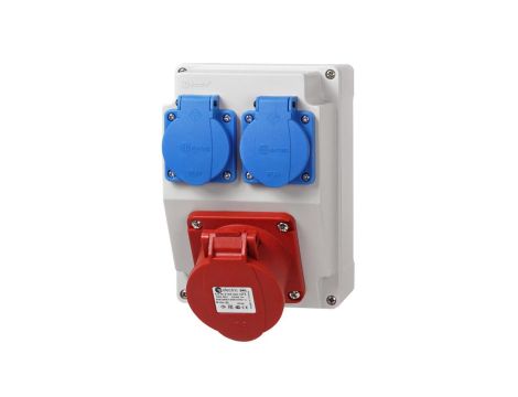 Rozdzielnica stacjonarna 16A/5P 2X230V RSJ165-2