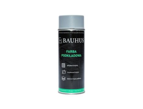 Farba podkładowa antykorozyjna spray czarna 400ml BAUHUS