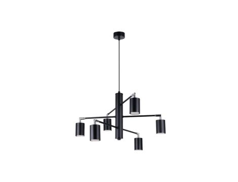 Żyrandol LEMMI 6 czarny