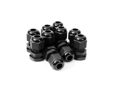 Dławnica kablowa PG 13.5 IP68 czarna 10szt PG 13,5 BLACK X10