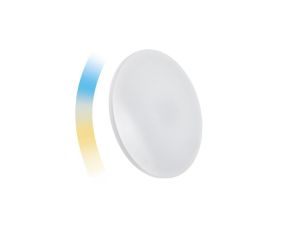 NYMPHEA 24W CCT 230V 130st IP20 390x70mm BIAŁY ok rągła DIM Wi-Fi/BT Spectrum SMART