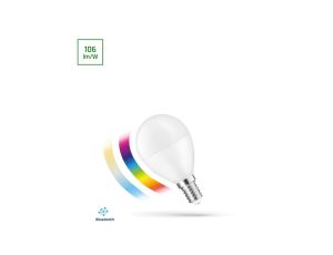 LED KULKA 4.9W E-14 230V RGBW+CCT+DIM BTM Spectrum SMART Easy Smart