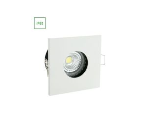 FIALE IV GU10 OCZKO GU10 250V IP65 83x83x51mm BIAŁY kwadrat.