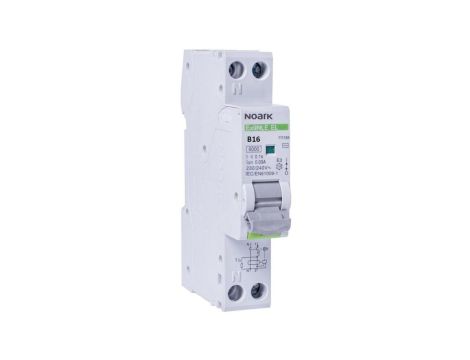 Wyłącznik kombinowany 1P+N B 16A 30mA typ AC 6kA Ex9NLE EL