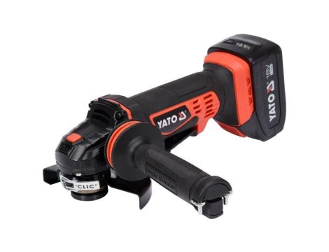 SZLIFIERKA KĄTOWA 125MM 18V 2X3AH