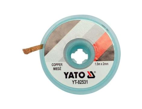 TAŚMA ROZLUTOWNICZA PLECIONKA MIEDZIANA 2.0MM*1.5M