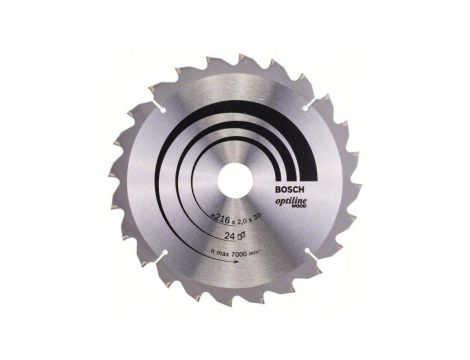 PIŁA TARCZOWA-T OPTILINE WOOD 216*2,0*30/Z24