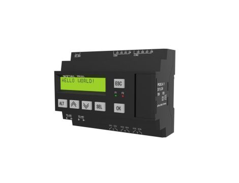 Uniwersalny, programowany sterownik PLC z wyświetlaczem LCD, 8DI, 6DO, RS485, 24 VDC - PR200.24.1.1 55907