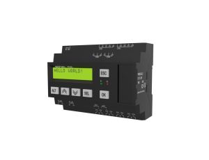 Uniwersalny, programowany sterownik PLC z wyświetlaczem LCD, 8DI, 8DO, 4AI, 2AO, Rs485x2, 24 VDC - PR200.24.2.2 55910
