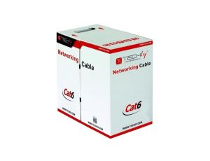 Kabel Skrętka Kat 6 F/UTP linka 305m szara 100 miedzi