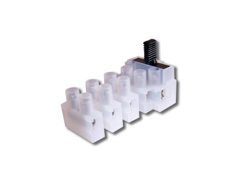 Listwa zaciskowa 1106-F/5P - (5-polowa z uchwytem bezpiecznika)