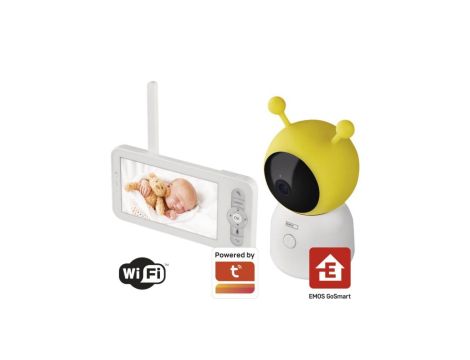 GoSmart Niania elektroniczna IP-500 GUARD obrotowa z monitorem / Wi-Fi H4052