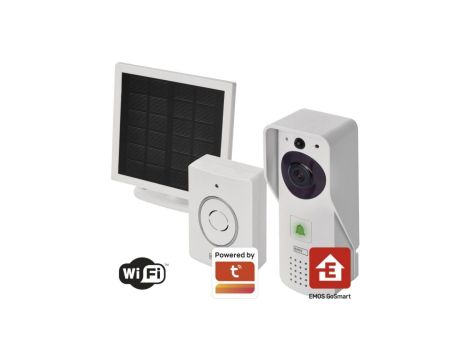 GoSmart Dzwonek wideo IP-09D z Wi-Fi, akumulatorem i panelem solarnym H4030
