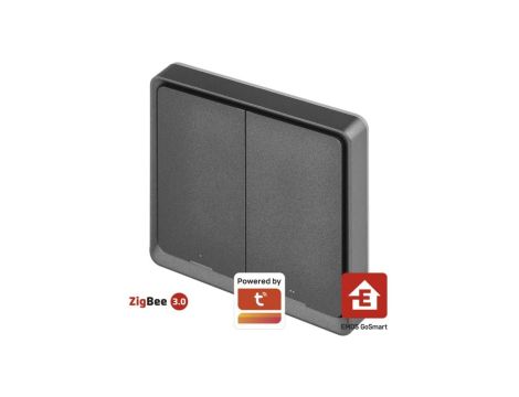 GoSmart Przenośny kontroler scenerii IP-2002ZB, ZigBee 3.0, dwuprzyciskowy H5015