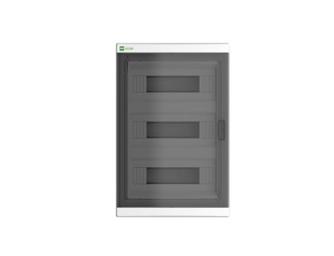 Rozdzielnica modułowa Elegant 3x12 podtynkowa IP40 PE+N drzwi dymne 2455-01