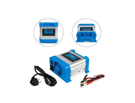 Prostownik sieciowy BC-20 PRO do akumulatorów 12V 20A z wyświetlaczem LCD AZO Digital